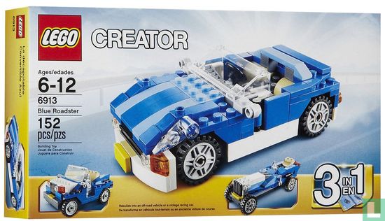 Lego 6913 Blue Roadster
