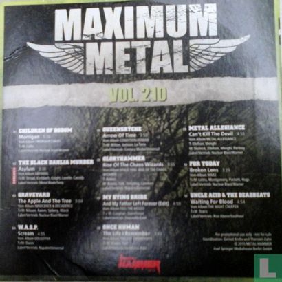 Metal Hammer "MAXIMUM METAL" 210 - Image 2