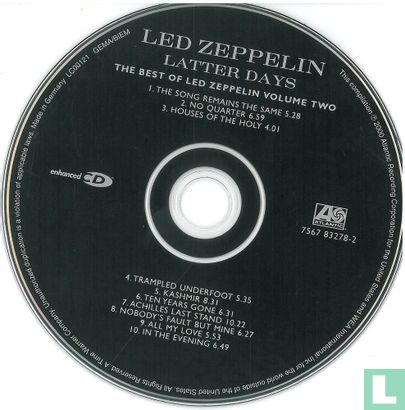 Latter Days the Best of Led Zeppelin Volume Two - Afbeelding 3