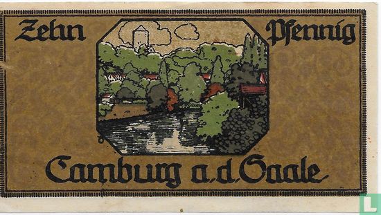 Camburg, City - 10 Pfennig 1921 - Image 2
