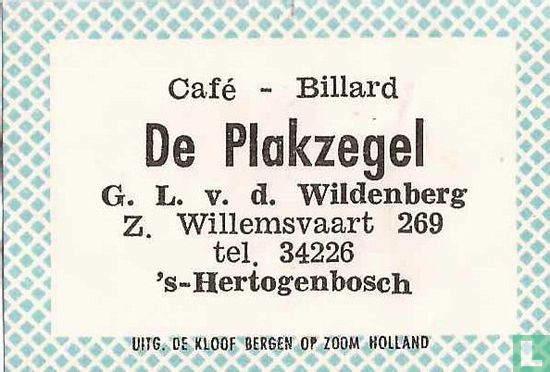 Café Billard De Plakzegel