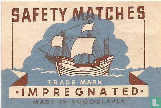 "zeilschip" safety matches