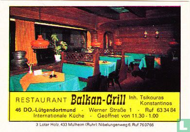Balkan Grill - Tsikouras