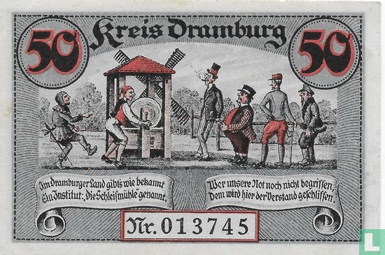 Dramburg, Kreis - 50 Pfennig 1920 - Afbeelding 2