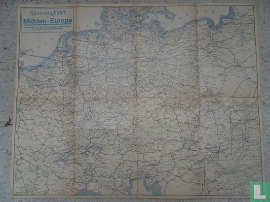 Spoorwegkaart van Midden-Europa - Image 1