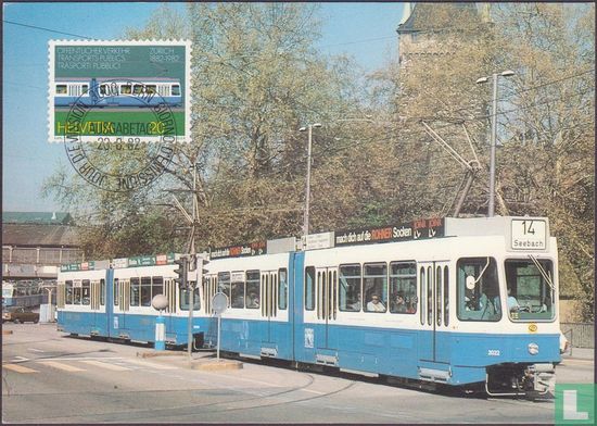 Tram Zurich 100 ann