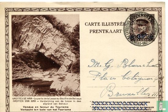 Postkaart Grotten Van Han