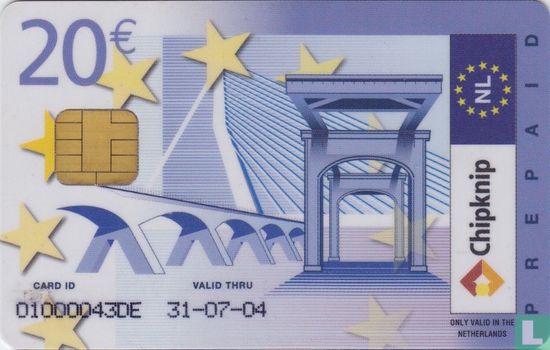Prepaid Chipknip € 20 - Afbeelding 1