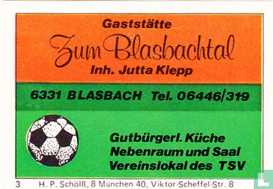 Zum Blasbachtal - Jetta Klepp