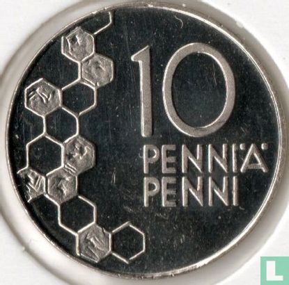 Finlande 10 penniä 1994 - Image 2
