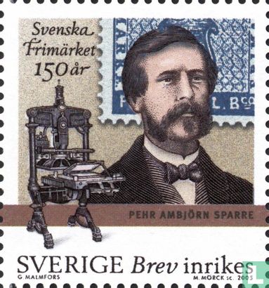 150 ans de timbres suédoi