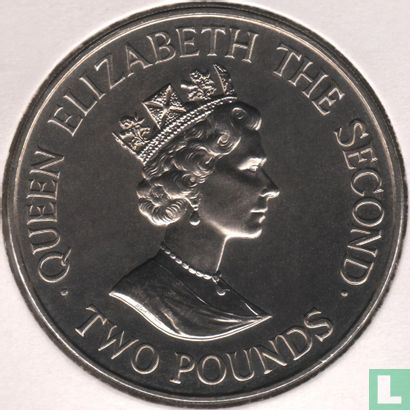 Jersey 2 pounds 1993 "40th anniversary Coronation of Queen Elizabeth II" - Afbeelding 2