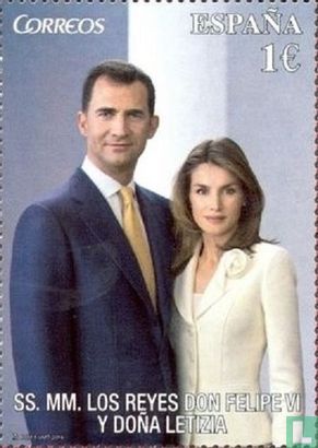 Koning Felipe VI en koningin Letizia
