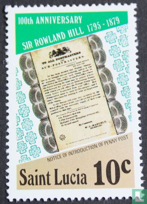 100e Sterfdag van Sir Rowland Hill