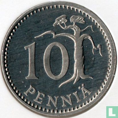 Finland 10 penniä 1985 - Afbeelding 2