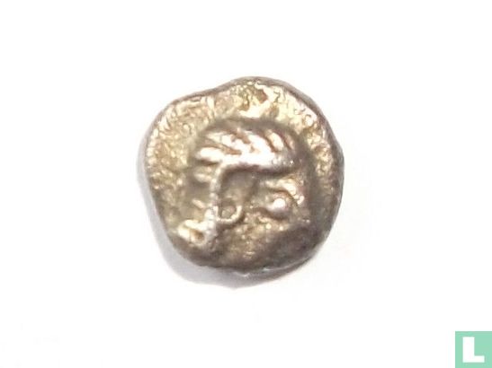 Ancient Greece, Ionia, Kolophon - Tetartemorion AR - approx. 530/25 - 500 BC. TB. - Image 1