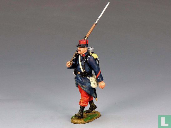 Marching French Soldier