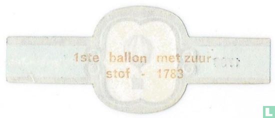1ste Ballon met zuurstof - 1783 - Image 2