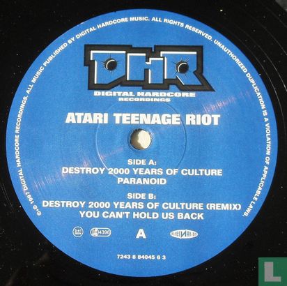 Destroy 2000 Years of Culture E.P. - Image 3