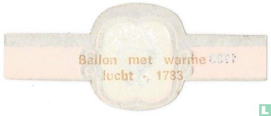 Ballon met warme lucht - 1783 - Afbeelding 2