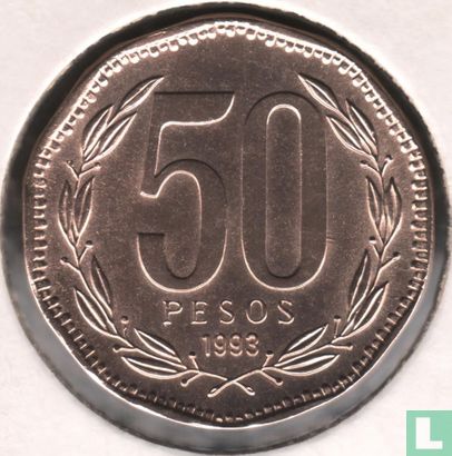 Chili 50 pesos 1993 - Afbeelding 1