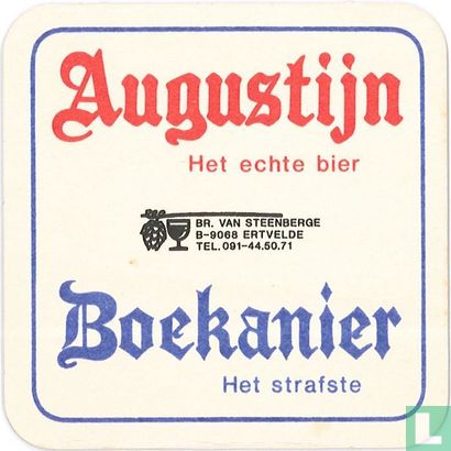 Augustijn het echte bier Boekanier het strafste