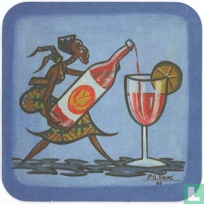 African lady pouring wine - Image 1