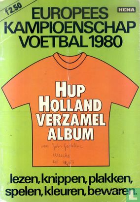 Europees kampioenschap voetbal 1980 - Hup Holland verzamelalbum - Image 1