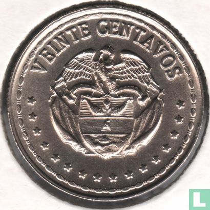 Colombie 20 centavos 1966 - Image 2