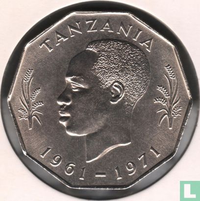 Tansania 5 Shilingi 1971 "FAO - 10 years Independence of Tanganyika from the United Kingdom" - Bild 1