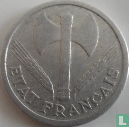 France 2 francs 1943 (missstrike - without LB) - Image 2