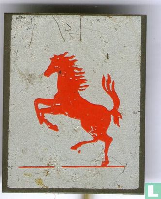 Ferrari Logo [rot auf grau]