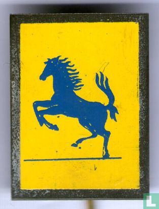 Ferrari Logo [blau auf gelb]