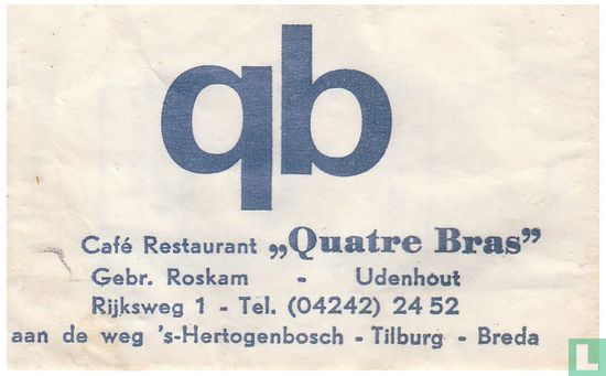 Café Restaurant "Quatre Bras"  - Afbeelding 1