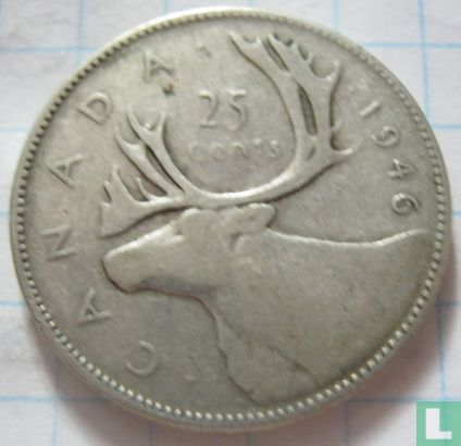 Kanada 25 Cent 1946 - Bild 1