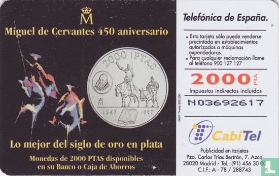 Miguel De Cervantes 450 aniversario - Afbeelding 2