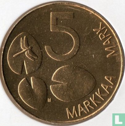 Finlande 5 markkaa 1999 - Image 2