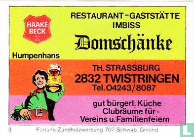 restaurant-Gaststätte Domschänke - Th. Strassburg