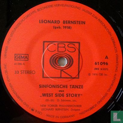 Sinfonische Tänze aus "West Side Story" + Sinfonische Suite aus "On the Waterfront" - Afbeelding 3