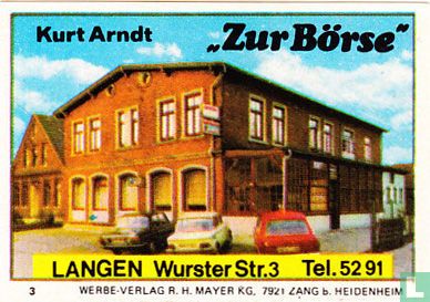 "Zur Börze" - Kurt Arndt