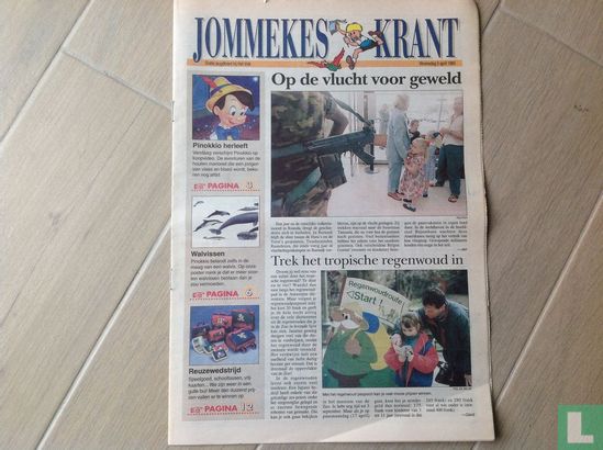 Jommekeskrant - Woensdag 5 april 1995 - Afbeelding 1
