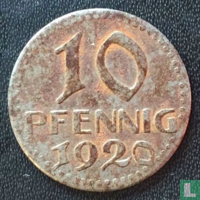 Bremen 10 pfennig 1920 - Afbeelding 1