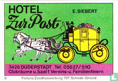 Hotel Zur Post - E. Siebert