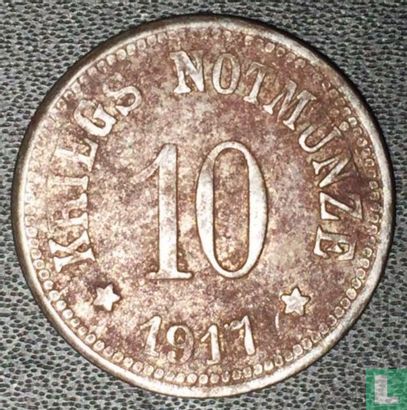 Cham 10 pfennig 1917 (ijzer) - Afbeelding 1