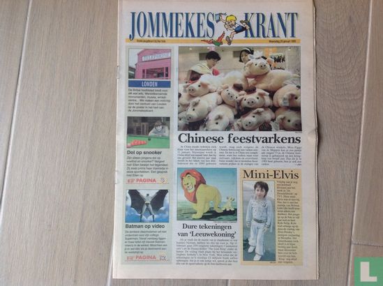 Jommekeskrant - Woensdag 25 januari 1995 - Afbeelding 1
