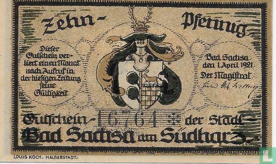 Bad Sachsa 10 Pfennig - Bild 2
