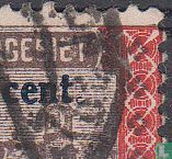 Tower in Mettlach, with overprint - Image 2