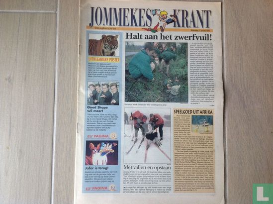 Jommekeskrant - Woensdag 11 januari 1995 - Afbeelding 1