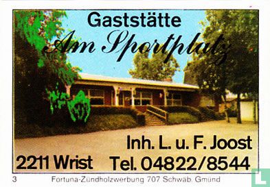 Gaststätte Am Sportplatz - L.u.F. Joost