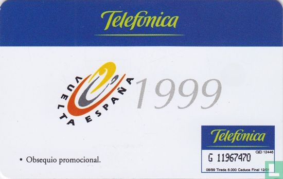 Vuelta España 1999 - Afbeelding 2